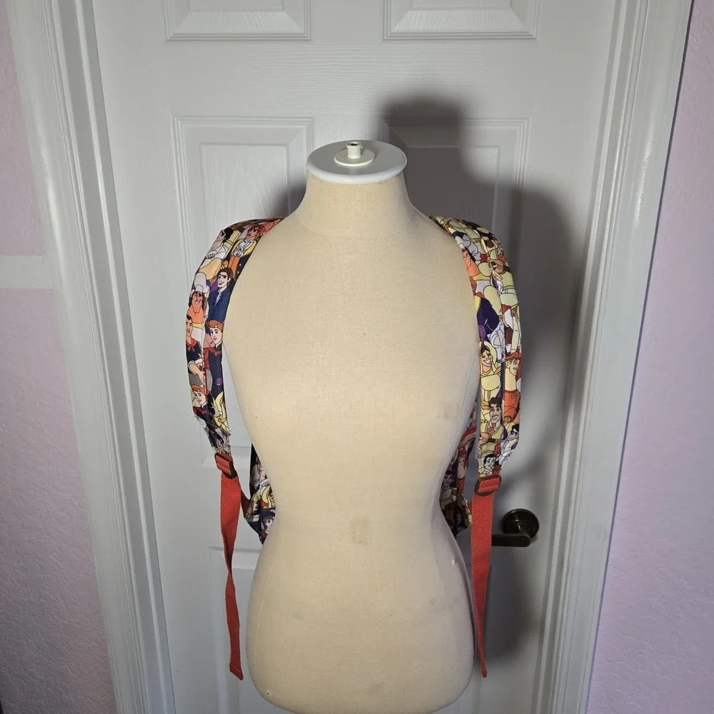 Disney Store Oh My Disney Hero Prince Backpack Canvas Bag‎ Pockets